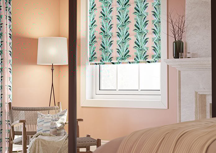 Miami, Green - Motorised Roman Blind - Image 5